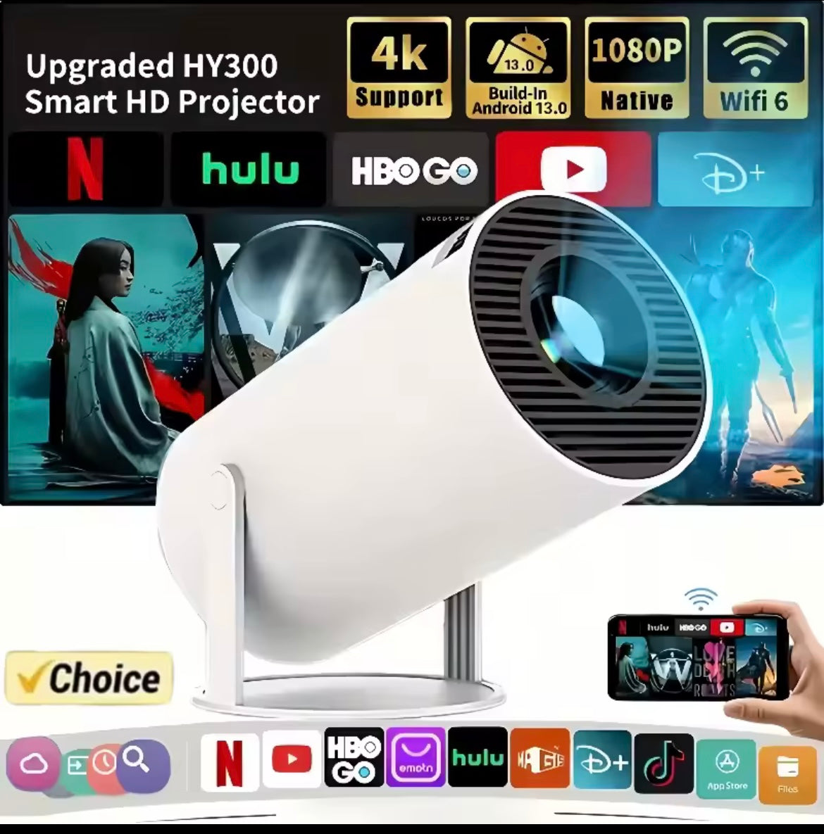 Projecteur portable 2025