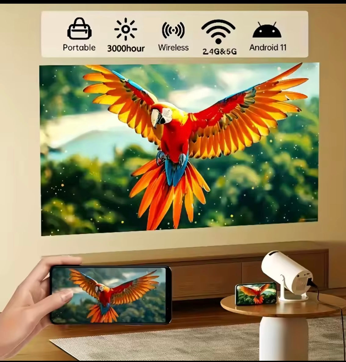 Projecteur portable 2025