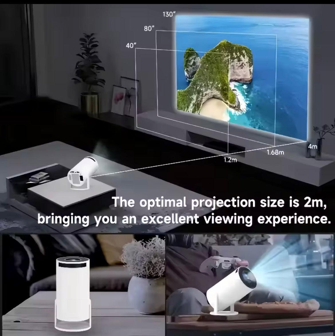 Projecteur portable 2025